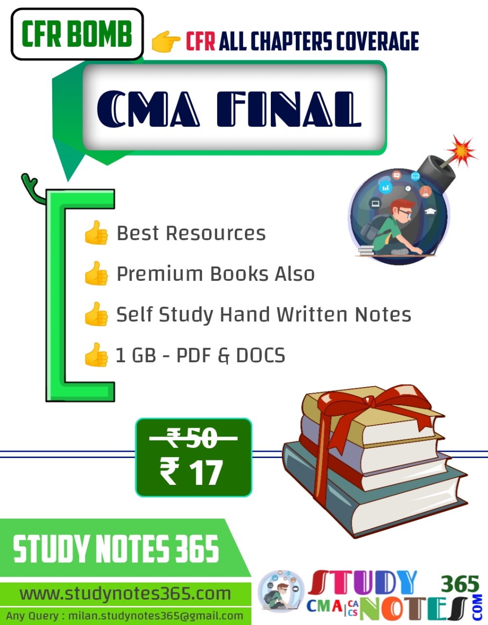 CFR BOMB for CMA Final » Study Notes 365