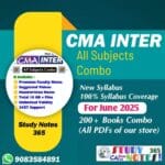 CMA Inter New Syllabus All Subjects Combo for 2025