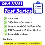 CMA Final All Subjects Test Series