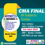 CMA Final New Syllabus All Subjects Combo for 2025